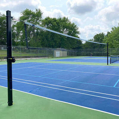 LCSD Tennis net post