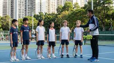 Junior group class at Victoria Park