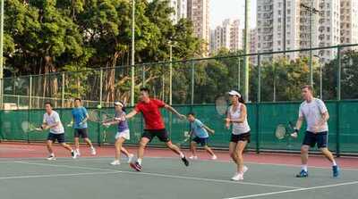Adult competitive drill at Victoria Park