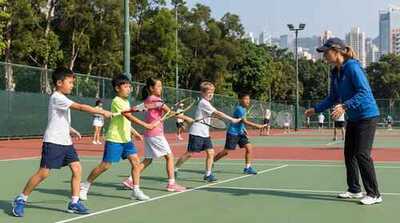 Junior group practicing at Victoria Park