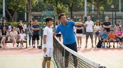 Junior one-on-one coaching at Victoria Park